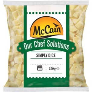 McCain Chef Solutions Simply Potato Dice-1x2.5kg