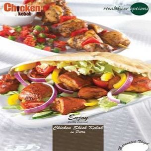 Poster-Healthier Options Chicken Shish Kebab