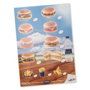 Poster-Various Burger & Menu Poster