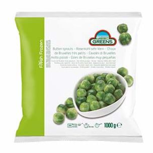 Greens Frozen Button Sprouts (Bags)-1x1kg