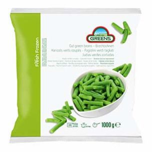 Greens Frozen Cut Green Beans (Bags)-1x1kg