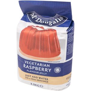 McDougalls Vegetarian Jelly Raspberry-1x3.5kg