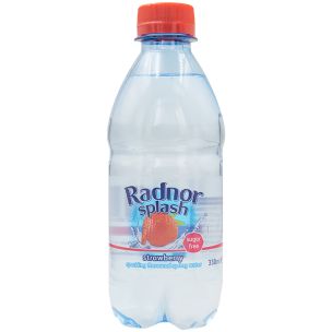 Radnor Splash Strawberry Sparkling Water-24x330ml