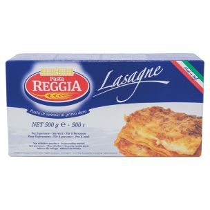 Pre-Cooked Plain Reggia Lasagne-12x500g
