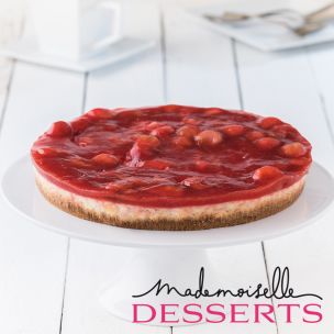 Mademoiselle Strawberry Cheesecake (uncut) -1x1.2kg
