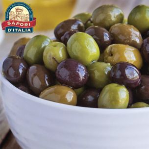 Sapori DItalia Mistoliva Mixed Marinated Pitted Olives-1x3kg
