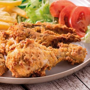 JJ American Style Halal Southern Fried Chicken Pieces-1x48