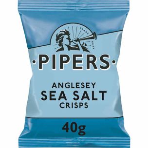 Pipers Anglesey Sea Salt Crisps 24x40g