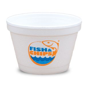 3.5oz Fish & Chips Poly Cups (3.5J6) (Lid Ref CUP036) 1x1000