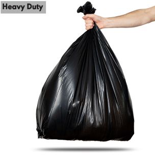80L Black Heavy Duty Refuse Sacks (max. load 18kg)-1x100