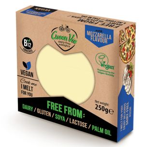 Green Vie Vegan Mozzarella Cheese Flavour Block 1x250g