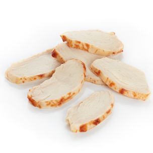 JJ Chilled Halal Cooked Roasted Chicken Breast Slices-1x2.5kg