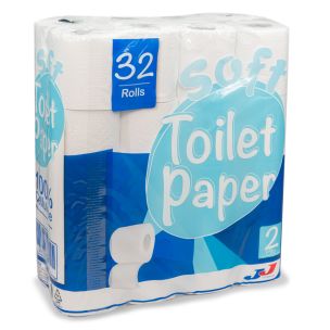 JJ Soft 2ply Toilet Rolls-1x32
