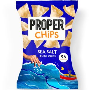 Properchips Sea Salt Lentil Chips 24x20g