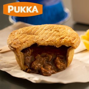 Pukka Wrapped Cooked All Steak Pie-1x12