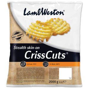 Lamb Weston Seasoned Skin On Crisscuts-4x2.5kg