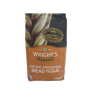 Wrights Wholemeal Bread Flour-5x1.5kg