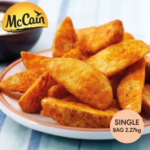 McCain Southern Fried Wedge Fries-1x2.27kg