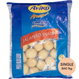 Aviko Green Jalapeno and Cheese Snacks-1x1kg