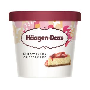Haagen Dazs Strawberry Cheesecake Mini Cup 12x95ml