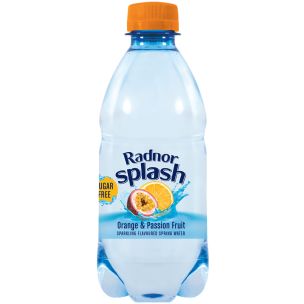 Radnor Splash Orange and Passionfruit Sparkling Water 24x300ml