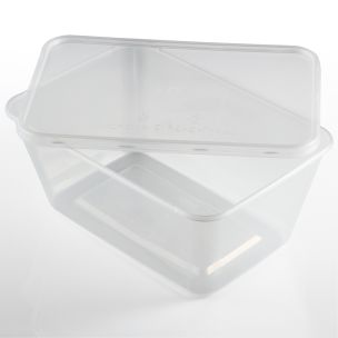 1000ml Microwave Plastic Containers with Lids-1x250