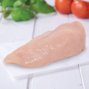 JJ Halal Raw Frozen 70% Chicken Breast Fillets (250g+)-1x10kg