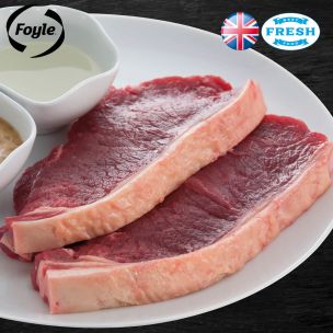 Foyle Sirloin Steak (Price Per Kg) Block Pack Appx.5kg