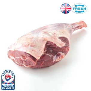 Fresh UK Halal Whole Leg of Lamb (Price Per Kg) Pack Appx. 3kg