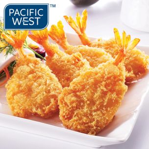 Pacific West Breaded Butterfly King Prawns-1x500g