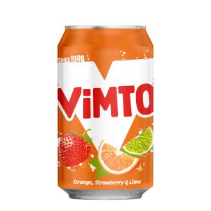 Vimto Orange, Strawberry & Lime Cans 24x330ml