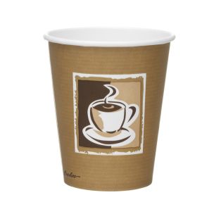 Caffe 8oz Paper Hot Cups (Lid ref CUP156) 1x1000