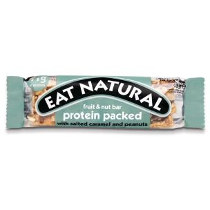 Eat Natural Protein Packed With Salted Caramel And Peanuts 12x45g