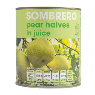 Pear Halves in Juice 6x820g