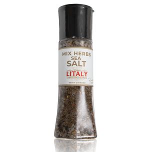 Litaly Mixed Herb Sea Salt with Grinder 1x310g