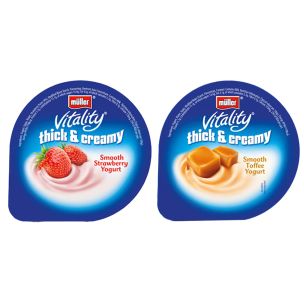 Muller Thick and Creamy Mixed Case Yoghurts-12x110g