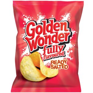 Golden Wonder Ready Salted Crisps-32x32.5g