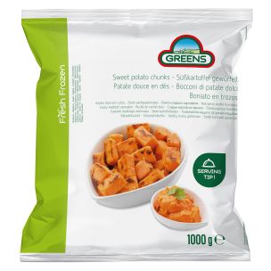 Greens Frozen Diced Sweet Potato-1x1kg