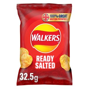 Walkers Ready Salted Crisps-32x32.5g