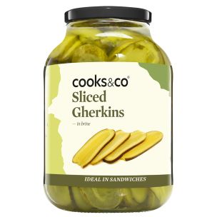 Cooks&Co Sandwich Sliced Gherkins-1x2kg