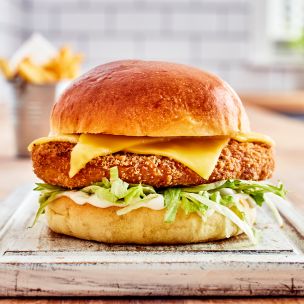 Quorn Vegan ChiQin Buttermilk Burger (100gm) 1x2kg