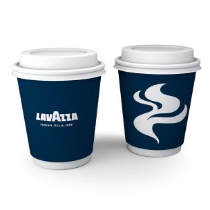 Lavazza Small Double Walled 8oz Paper Cups -1x780
