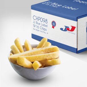 JJ Blue Label (9/16) Chips-4x2.27kg