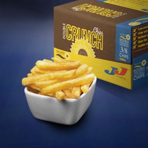 JJ Super Crisp Double Crunch 3/8 Chips 4x2.27kg