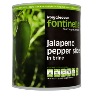 Jalapenos Sliced Green In Brine 1x3kg