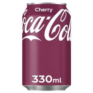 Coca-Cola Cherry Cans-(GB)-24x330ml