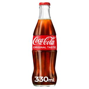 Coca-Cola Original Taste Glass Bottles -(GB)-24x330ml