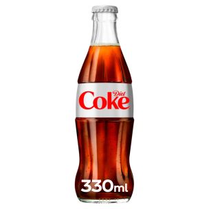 Diet Coke Glass Bottles-(GB)-24x330ml