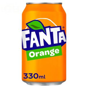 Fanta Orange Cans-(GB)-24x330ml