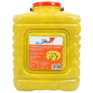 JJ Pickled Chilli Peppers 1x12.5kg